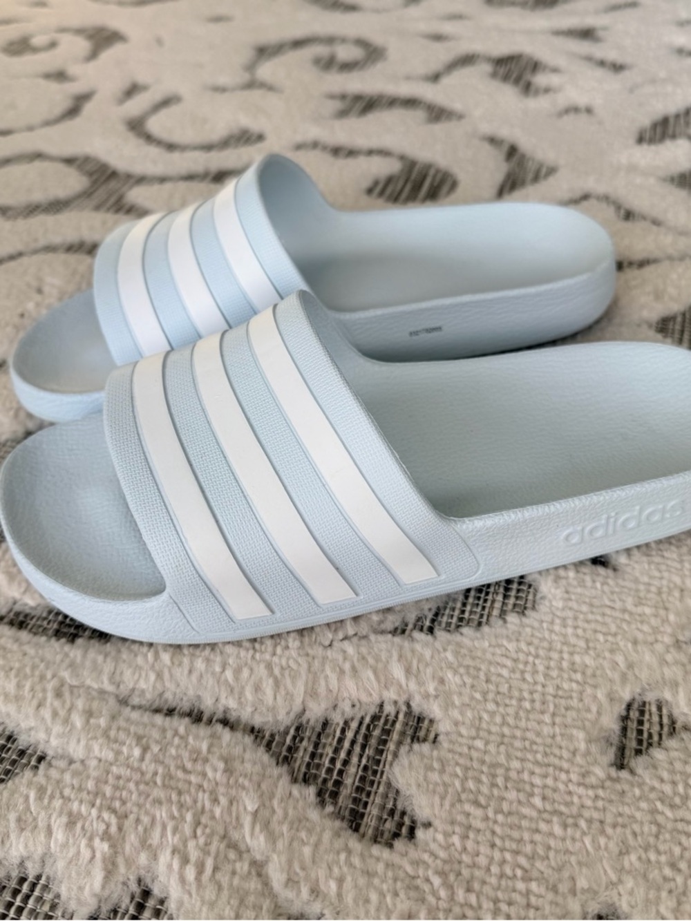 Adidas Adilette Halo Blue Slides, 7 - Picture 5 of 8